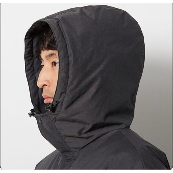 Snow Peak TAKIBI Spec Pullover Down Parka Jacket Black US Large Snow Ski Resort - Picture 14 of 16